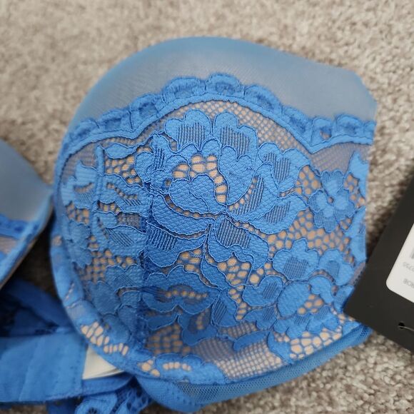 NWT Frederick’s of Hollywood Heartthrob Superboost Lace Bra (Size 32D) - Picture 8 of 8